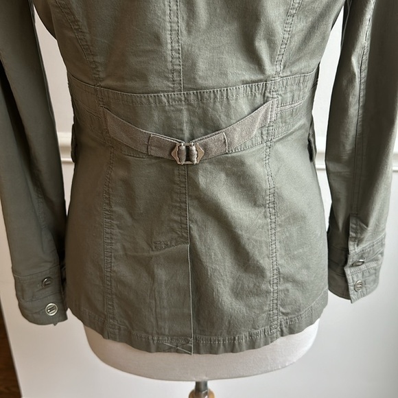 Tribal Cotton Utility Jacket Army Olive Green XS - Picture 6 of 8